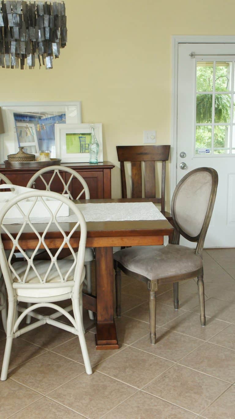 Dining room chair makeover
