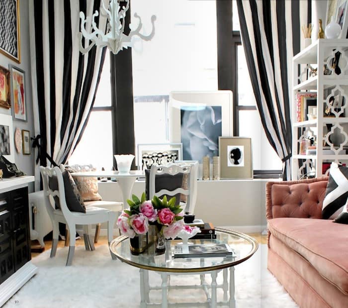 Black and White Rooms featured on Wednesday Fun