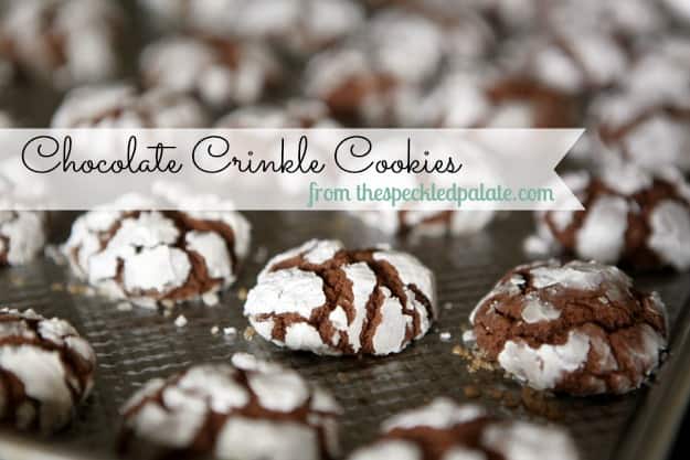 Guest Post: Chocolate Crinkle Cookies