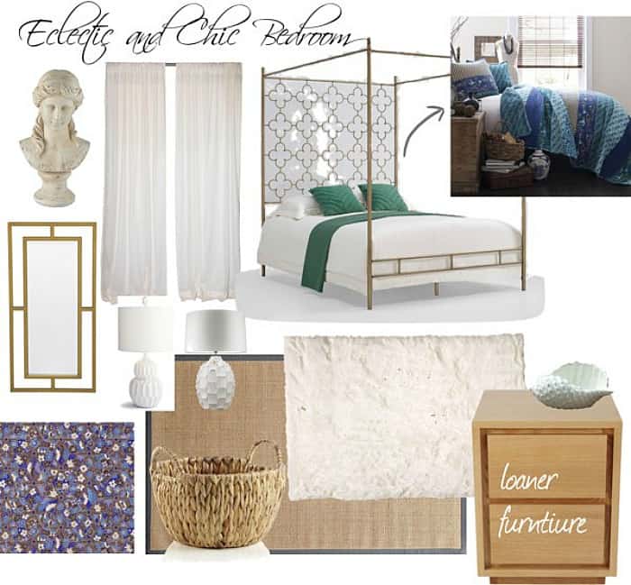 Eclectic and Chic Bedroom Inspiration