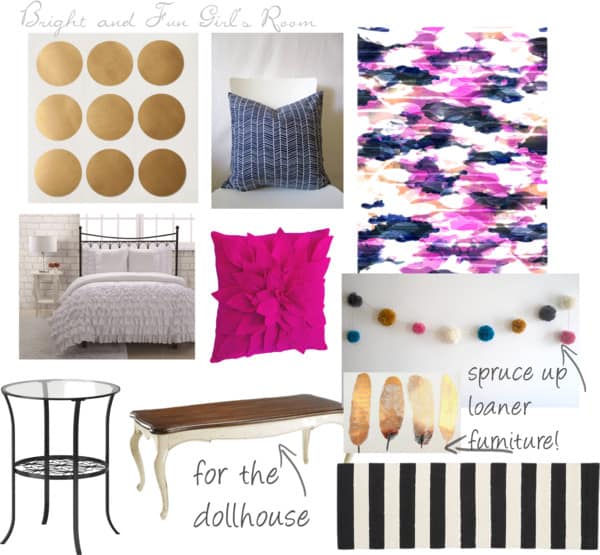 Bright and Fun Girl’s Bedroom Inspiration