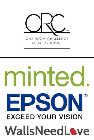 The One Room Challenge sponsors for uptodateinteriors.com graphic. 