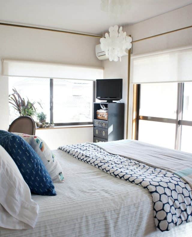 hiding eyesore in a rental - beautiful solutions