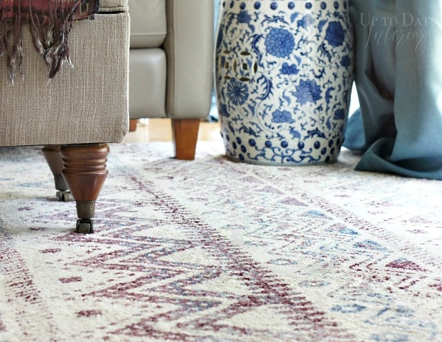 inspired by Miles Redd with global eclectic style rug