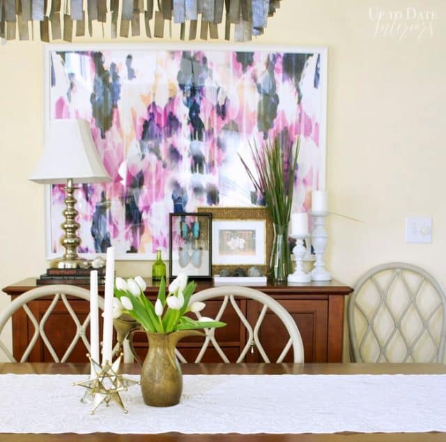 add art to your rental dining room 