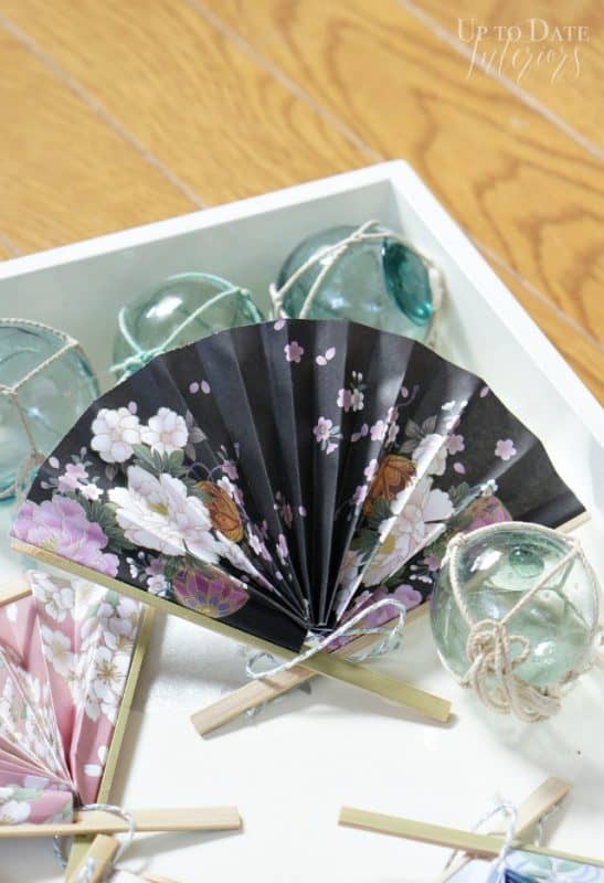 How To Make A Paper Fan with DIY Japanese Paper Fan Ornaments