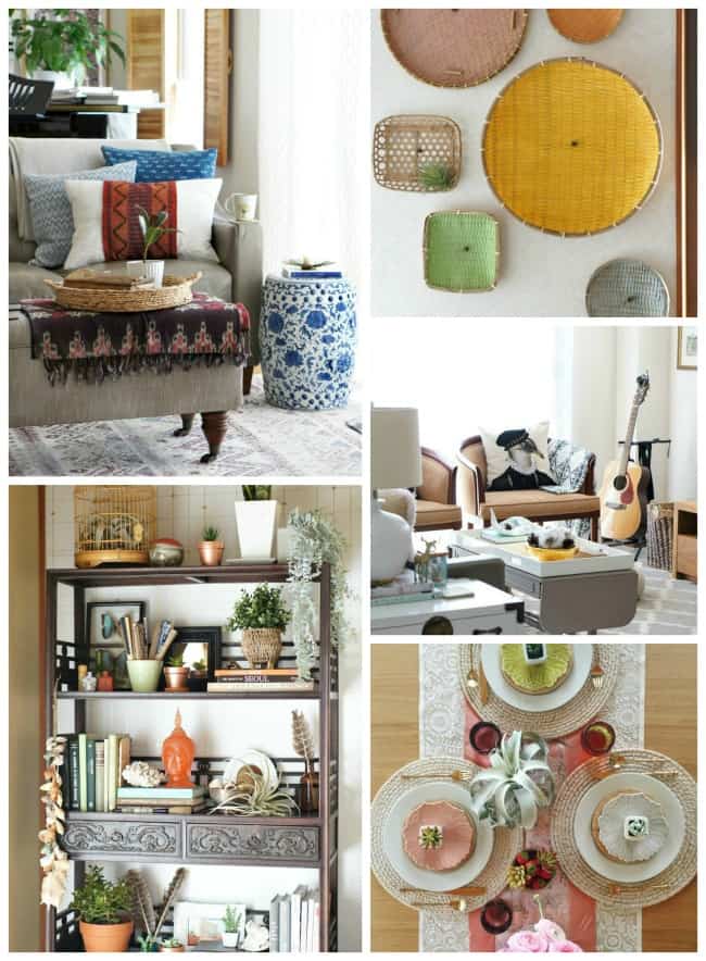 Eclectic Global Renter Friendly Decorating Ideas
