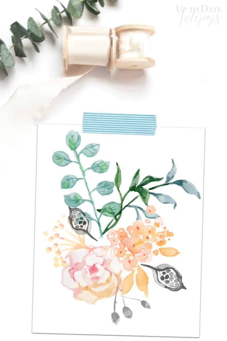 Watercolor Free Printable Styled Watermark