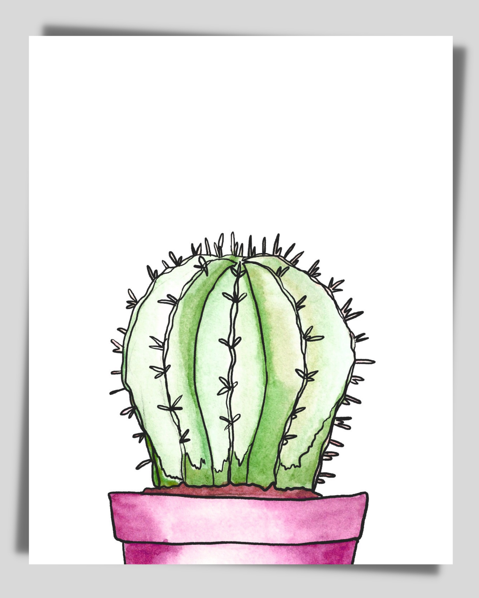 Free Watercolor Succulent Printable Art Set for Colorful Instant Decor