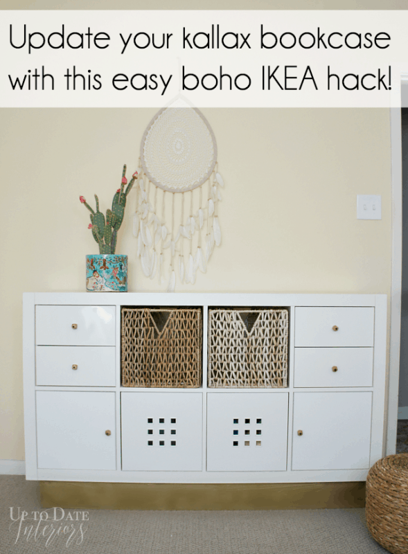 An Easy Way to Completely Transform a Kallax Bookcase