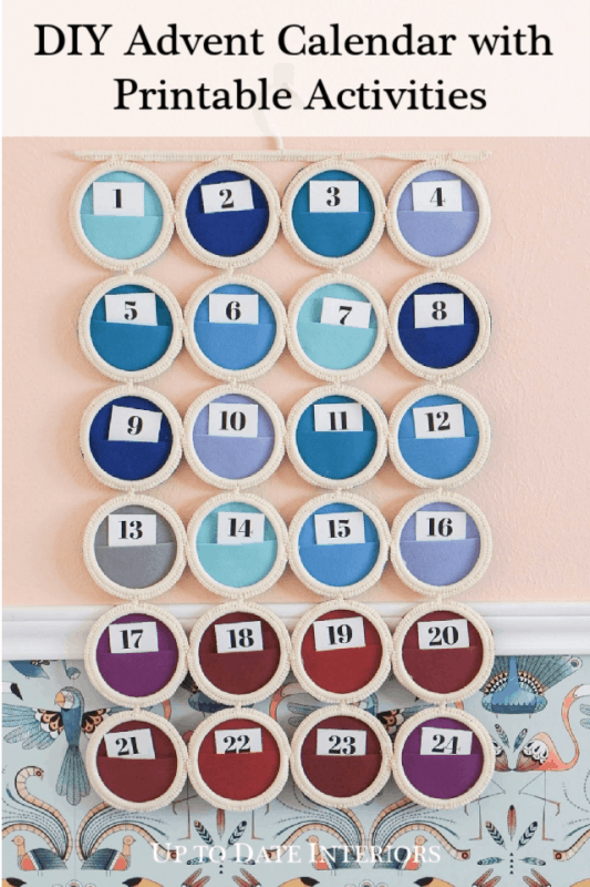 Fun Advent Calendar Ideas for Kids with Free Printable