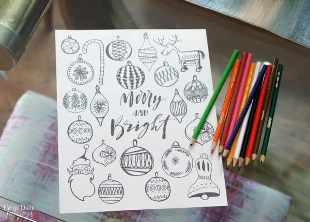 15+ Awesome Free Christmas Printable Art and Coloring Sheets