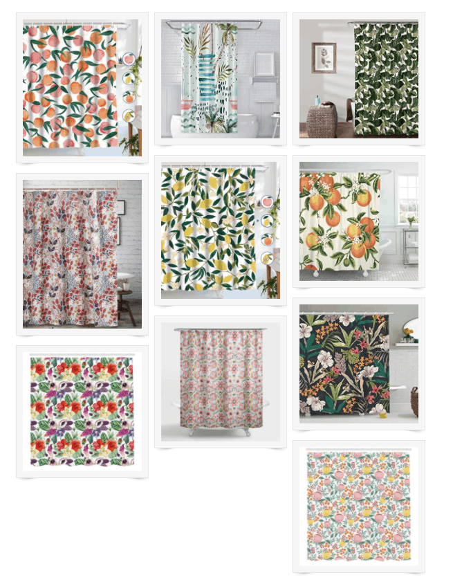 Beautiful and Colorful Shower Curtains for Every Budget