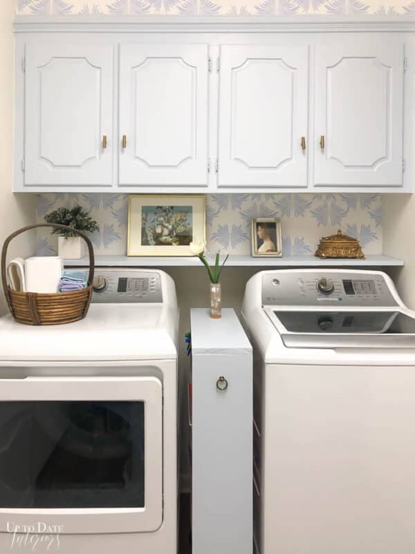 An Easy DIY Shelf for Behind the Washer and Dryer