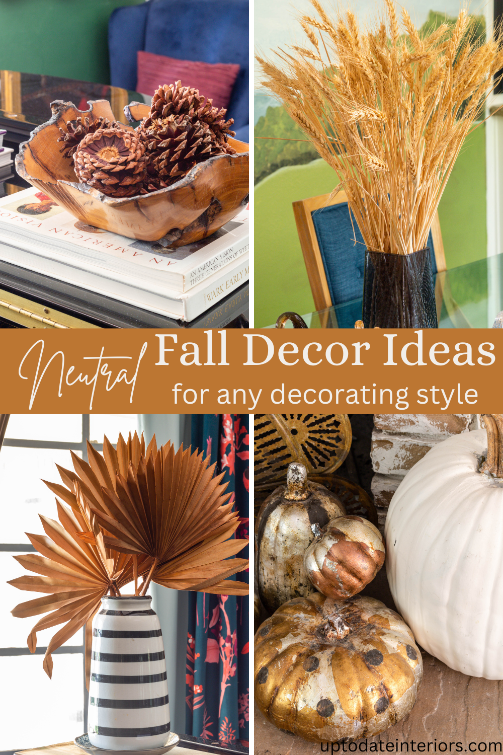 Be Inspired with Neutral Fall Decor Ideas in our Colorful Eclectic Home