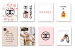 10 Original Free Printable Chanel Wall Art
